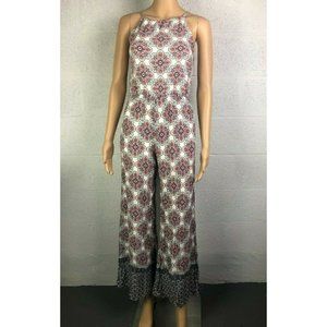 Purple Snow Mandala Romper Pants Jumpsuit Boho Playsuit Style RSA3522 Size S